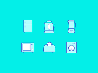 Kitchen Icons Freebie freebie icons kitchen icons line icons outline vector icons