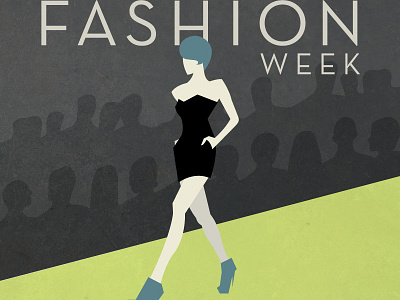 Fashion Week art deco catwalk fashion model modern runway