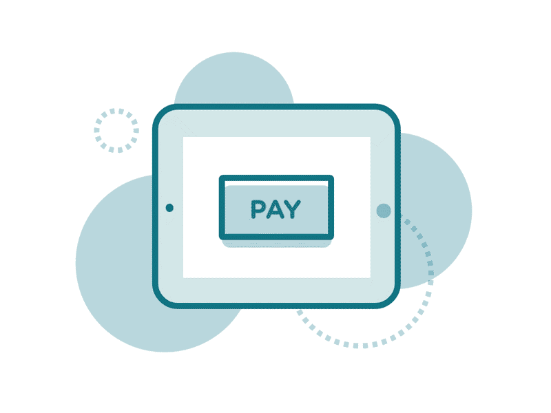 Weblet animation animation finance fintech gif loan money pay responsive iphone tablet ui ux. button weblet