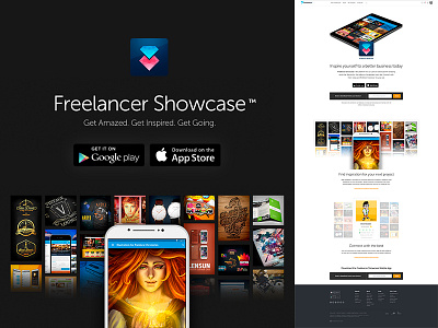 Freelancer Showcase landing page
