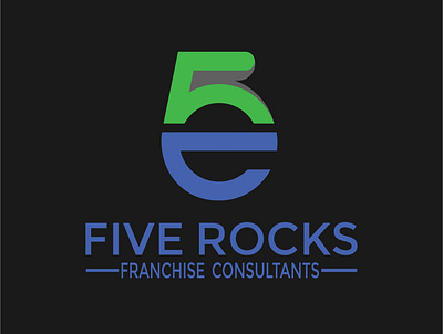 Five Rocks Franchise Consultants Logo Design ambigram branding branding design coreldraw coreldrawx7 design graphicsdesign logo logodesign logotypedesign