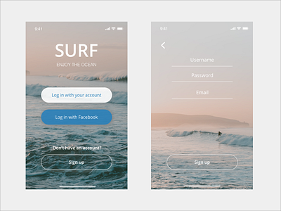 Daily UI Challenge #001 - Sign Up