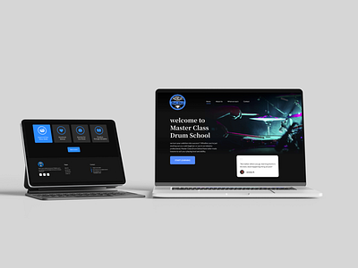 Master Class Drum School - UI Design