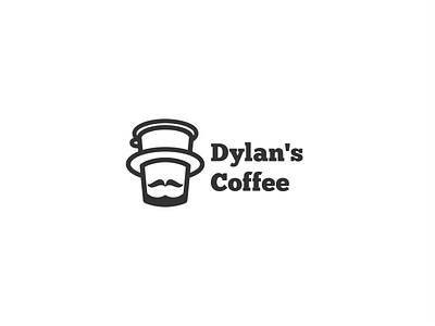 DYLAN'S COFFEE LOGO branding coffee coffeebean coffeeshop dailylogochallenge dailylogochallengeday6 design design everyday drink dylanscoffee flat logo graphic design icon illustration logo ui