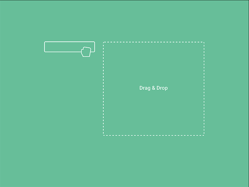 Drag and drop concept animation drag draganddrop drop ui