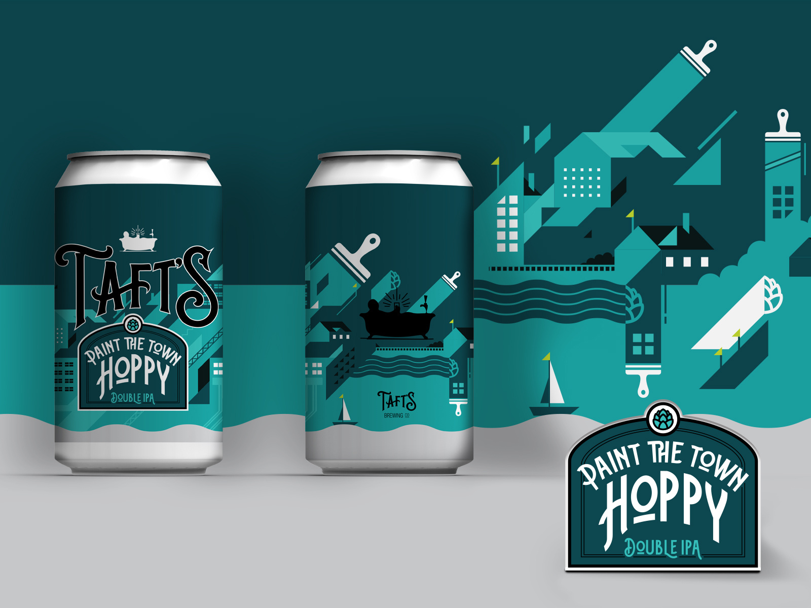Taft's Paint the Town Hoppy by John Rizzo on Dribbble