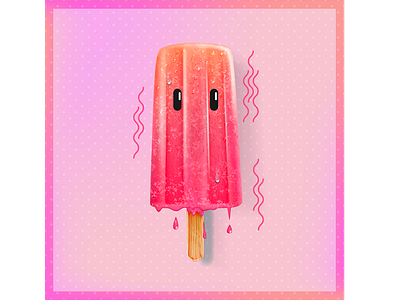 Melt pop illustration