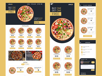 pizza.js design ui ux