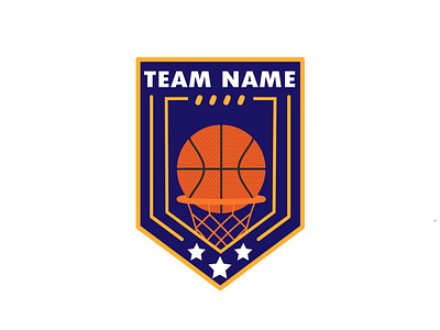 Basket-ball team logo