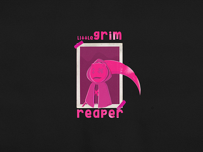 Little Grim Reaper design illustration vector