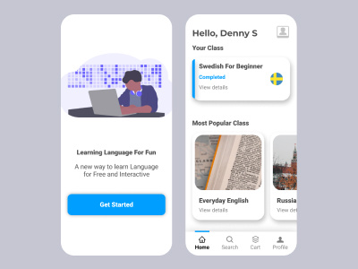 Language Learning Apps app branding design illustration logo ui ux