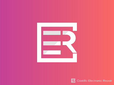 CER Logo Design 3d logo abstract app branding creative design flat illustration logo logo mark typography