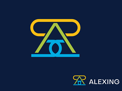 Alexing logo design 3d logo abstract alexing app app design app logo app mark app marketing branding colorful creative design icon illustration logo logo design type mark typography