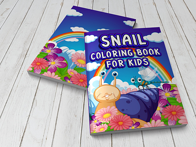 Snail Coloring Book for Kids amazon book coloring coloring book coloring book cover design cover creative design design designer kdp