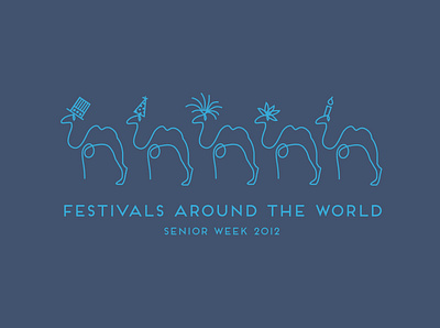 Festivals around the World design logo