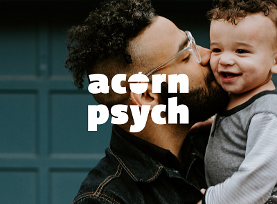 Acorn Psychology design logo