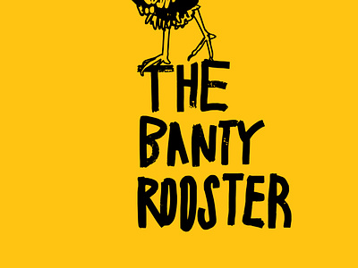 The Banty Rooster design logo