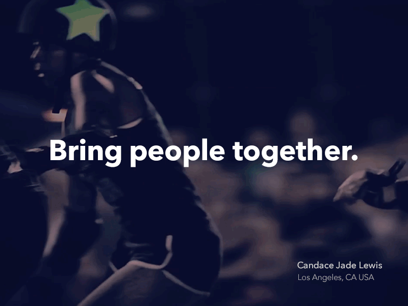Bring people together.