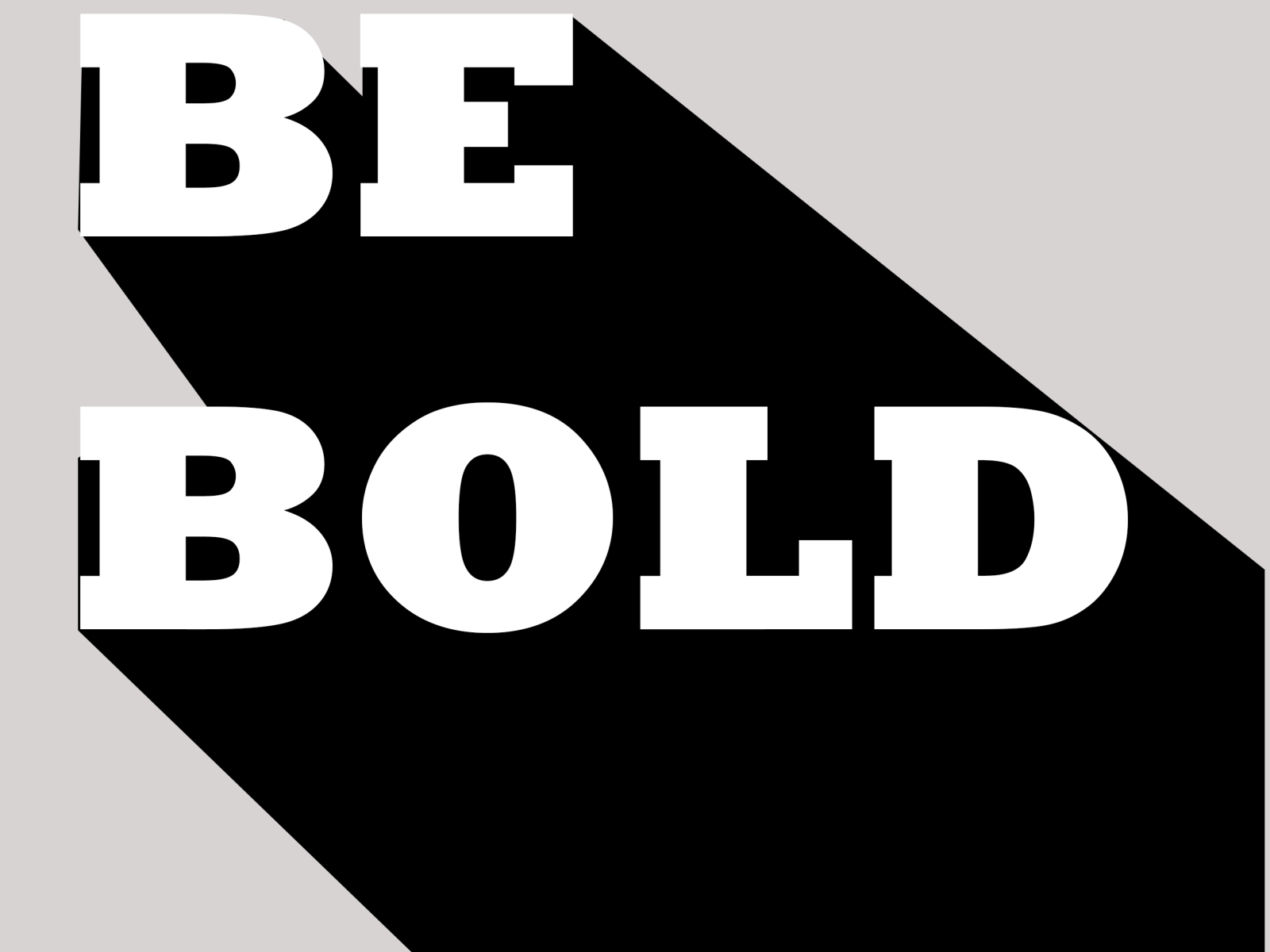 be bold by Soumya on Dribbble