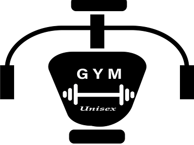 Gym logo fitness gym illustrator karthickyuvan logo logo design unisex gym vector