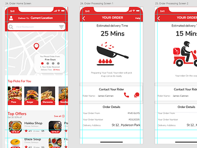 UI design for Food Odering