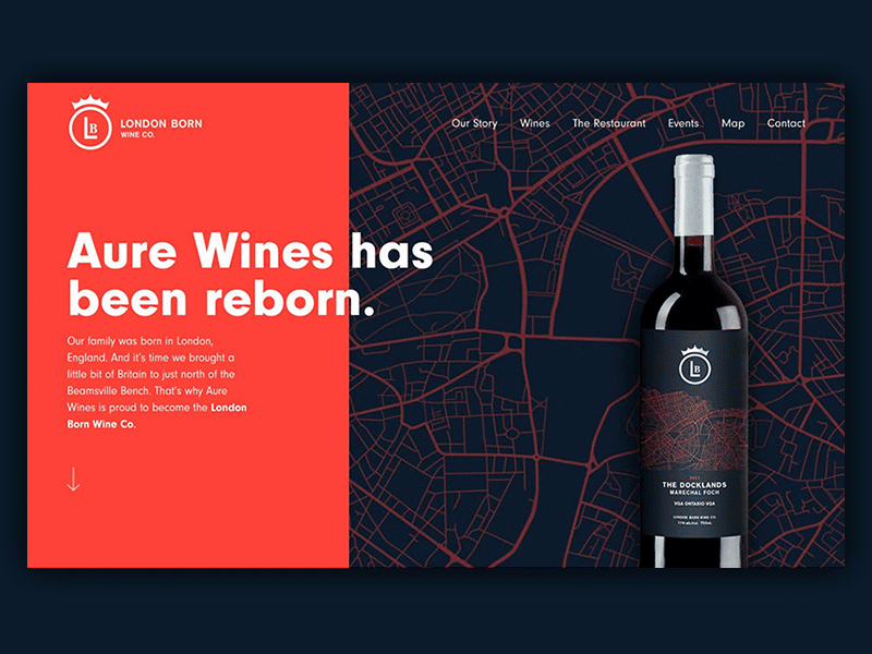 Winery Rebranding Website london ux website wine winery