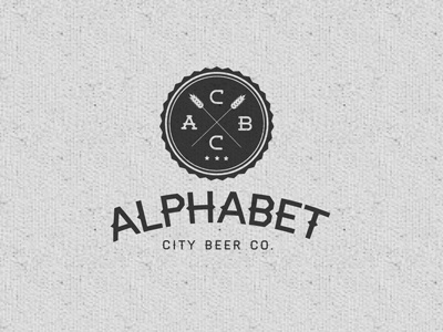 Alphabet Brewery3dribbble 01 Copy beer logo minimal