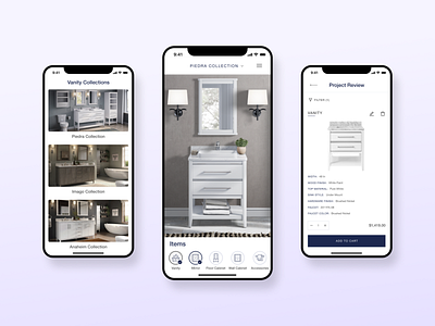 E-commerce bathroom app