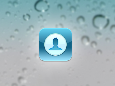 iOS icon replacement for Friends/Facebook app. app facebook friends icon ios replacement