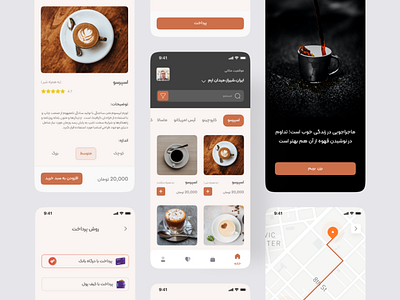 Coffee shop app design figma ui uidesign ux uxdesign