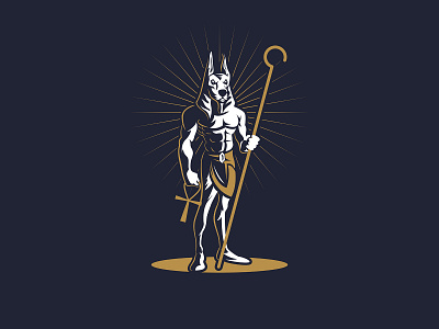 Anubis design graphic design illustration logo