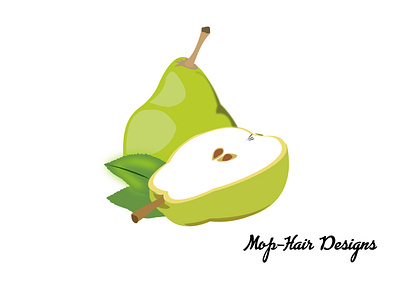 Pear drawing design drawing illustration vector