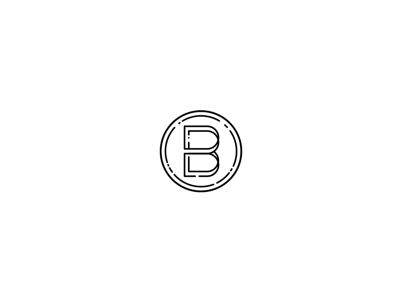 Monogram Concept americana brandmark gif illustration letterpress monogram restaurant style