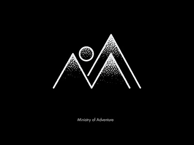 M.O.A concept experimental illustration logo monogram