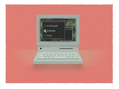 Original Gangster apple computer denied illustration infographic texture
