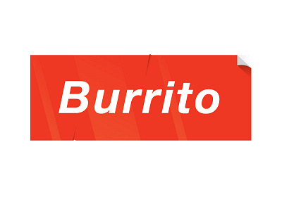 Get It? burrito illustration spoof sticker supreme