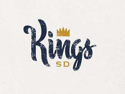 Fit for a King! branding cannabis crown custom type kings lettering logo san diego script wip wordmark