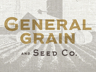 General Grain americana brand identity grain heritage packaging typography