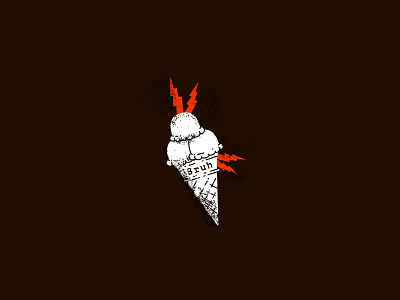 La Flare grunge gucci hood shit ice cream illustration lightning print texture