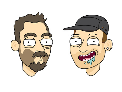 Welcome to the Citadel beard character hat illustration paul amerson person rick and morty