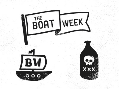 Boat Week Logo Dribbble branding icons illustration web design