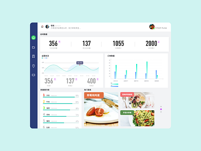 food delivery B side service design illustration ui design