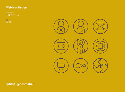 Web Icon Design app design graphic design logo ui ux vector