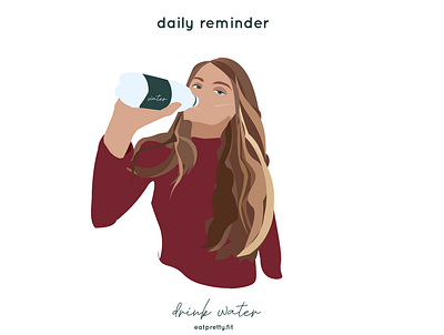 Drink water day 2 animation bottled dailyreminder drinkwater habits health healthyhabits illustration logo water