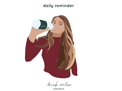 Drink water day 2 animation bottled dailyreminder drinkwater habits health healthyhabits illustration logo water