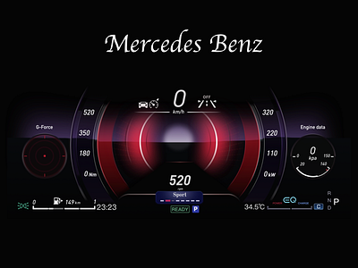 Mercedes Benz HML design ui