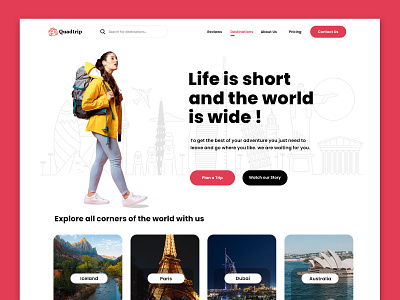 Web Design for Travel Agency