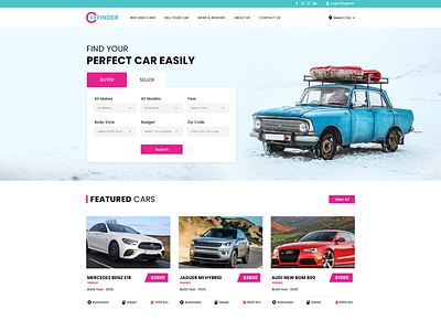 Car-Finder - Web UI Design