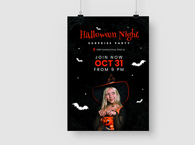 Halloween Night - Flyer Design branding design flyer design graphic design marketing print social media typography