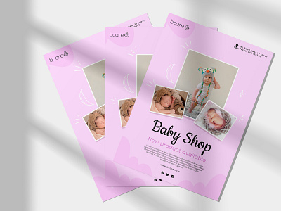 Baby Shop - Flyer Design branding flyer design graphic design poster design social media design typography